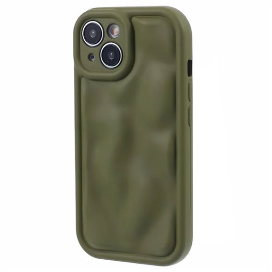 WD Series For iPhone 13 6.1 inch Cell Phone Case Scratch-proof TPU Solid Color Rubberized Shell