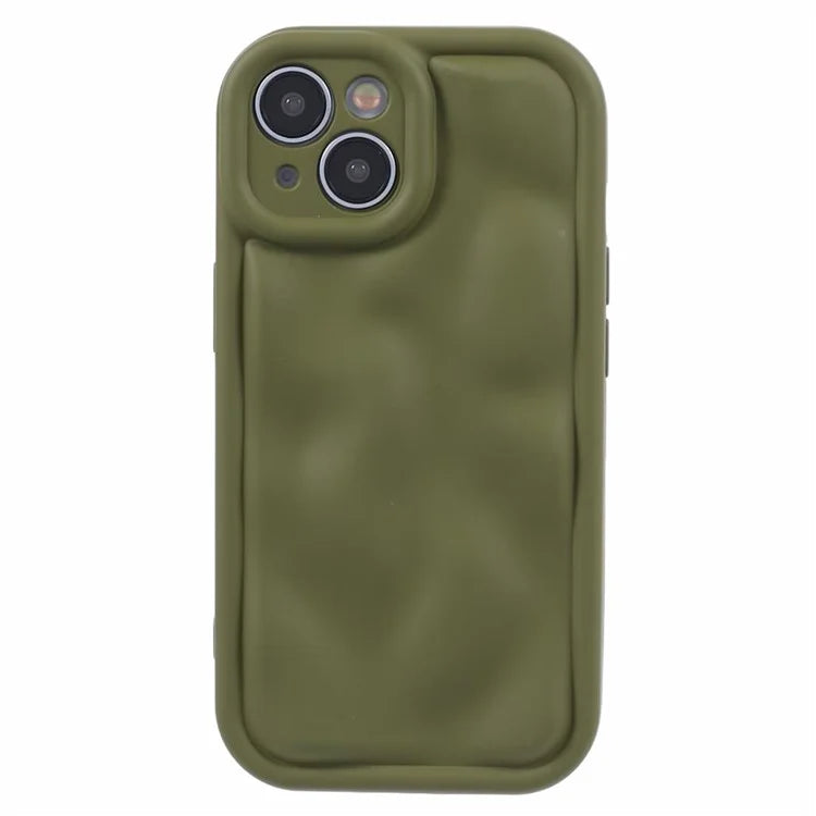 WD Series For iPhone 13 6.1 inch Cell Phone Case Scratch-proof TPU Solid Color Rubberized Shell