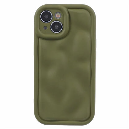 WD Series For iPhone 13 6.1 inch Cell Phone Case Scratch-proof TPU Solid Color Rubberized Shell