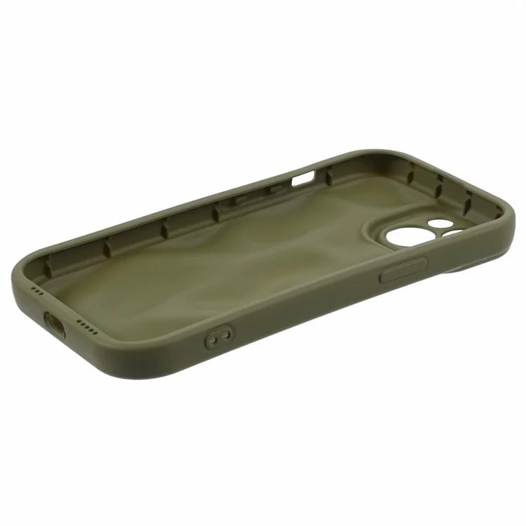WD Series For iPhone 13 6.1 inch Cell Phone Case Scratch-proof TPU Solid Color Rubberized Shell