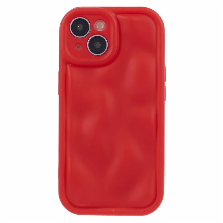 WD Series For iPhone 13 6.1 inch Cell Phone Case Scratch-proof TPU Solid Color Rubberized Shell