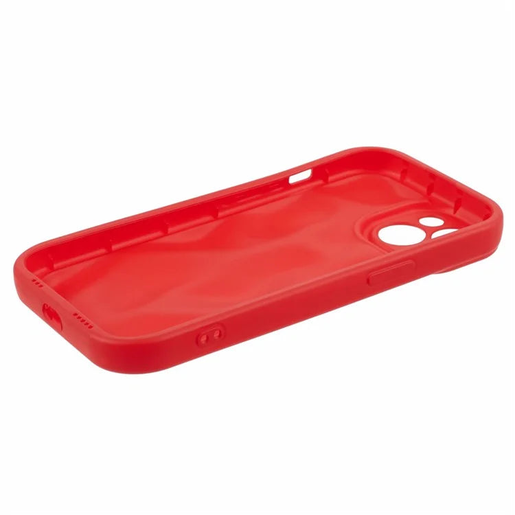 WD Series For iPhone 13 6.1 inch Cell Phone Case Scratch-proof TPU Solid Color Rubberized Shell