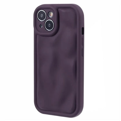 WD Series For iPhone 13 6.1 inch Cell Phone Case Scratch-proof TPU Solid Color Rubberized Shell