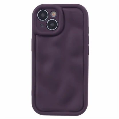WD Series For iPhone 13 6.1 inch Cell Phone Case Scratch-proof TPU Solid Color Rubberized Shell
