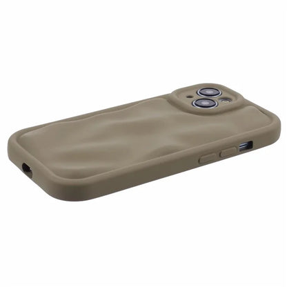 WD Series For iPhone 13 6.1 inch Cell Phone Case Scratch-proof TPU Solid Color Rubberized Shell