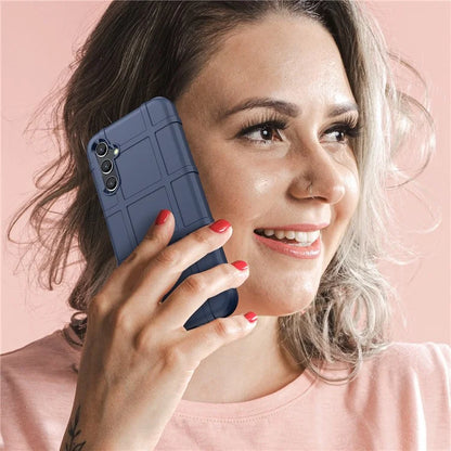 For Samsung Galaxy M44 5G Case Phone Shell Square Grid Texture TPU Phone Cover