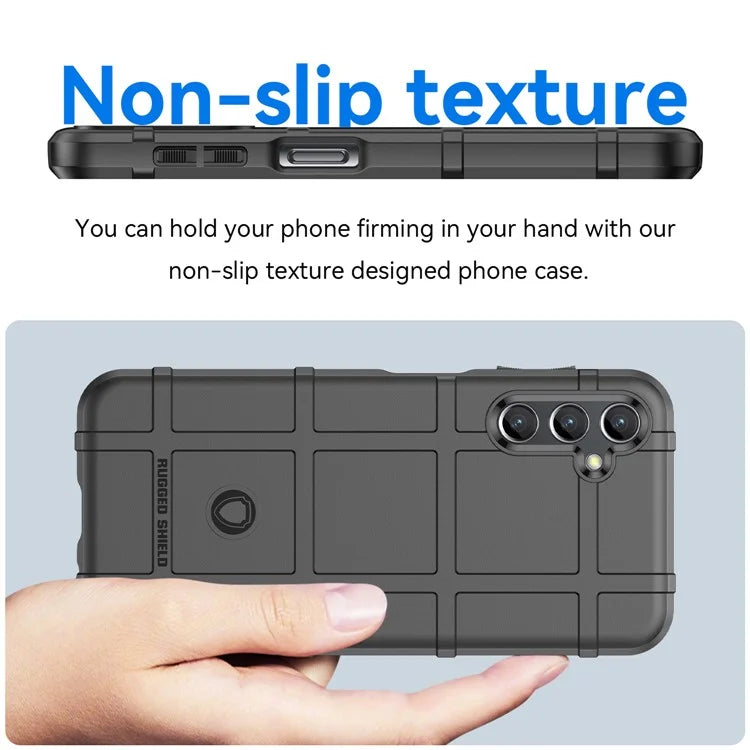 For Samsung Galaxy M44 5G Case Phone Shell Square Grid Texture TPU Phone Cover