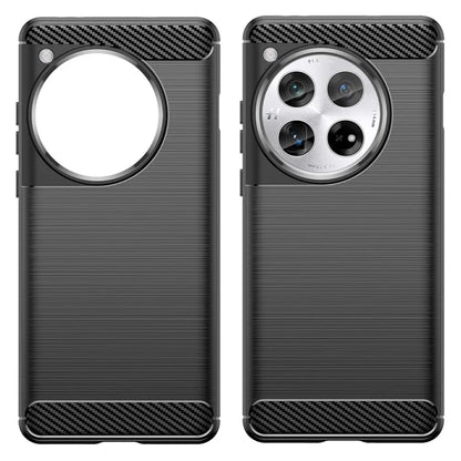 For OnePlus 12 5G Case Anti-Dust Carbon Fiber Texture TPU Phone Cover