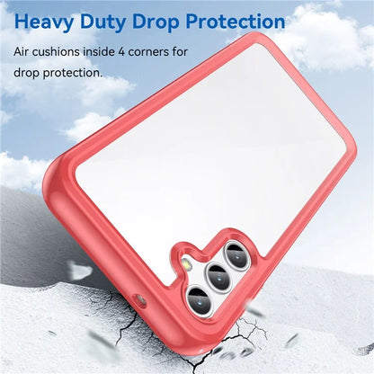 For Samsung Galaxy M44 5G Case Colorful Frame TPU + Acrylic Shockproof Phone Back Cover
