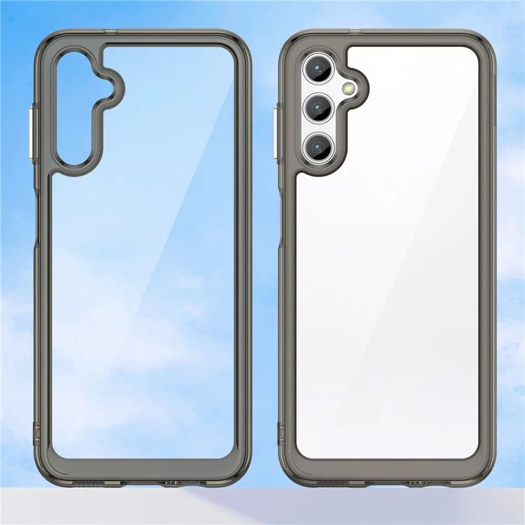 For Samsung Galaxy M44 5G Case Colorful Frame TPU + Acrylic Shockproof Phone Back Cover