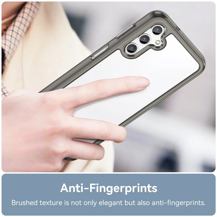For Samsung Galaxy M44 5G Case Colorful Frame TPU + Acrylic Shockproof Phone Back Cover