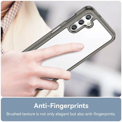 For Samsung Galaxy M44 5G Case Colorful Frame TPU + Acrylic Shockproof Phone Back Cover