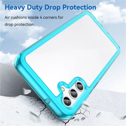 For Samsung Galaxy M44 5G Case Colorful Frame TPU + Acrylic Shockproof Phone Back Cover