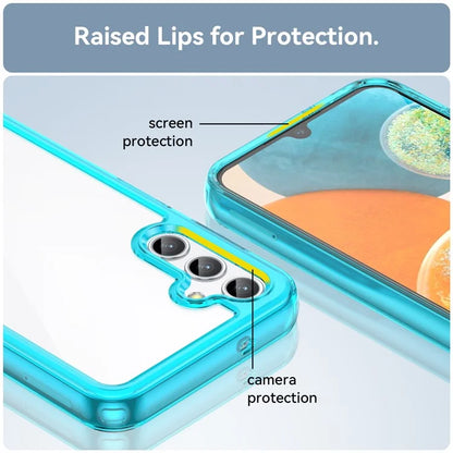 For Samsung Galaxy M44 5G Case Colorful Frame TPU + Acrylic Shockproof Phone Back Cover