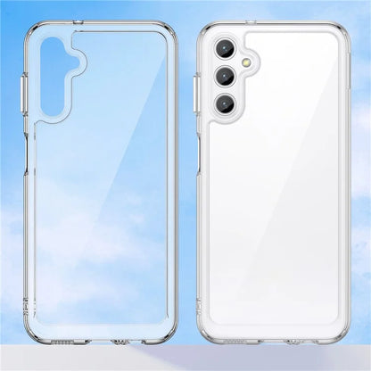 For Samsung Galaxy M44 5G Case Colorful Frame TPU + Acrylic Shockproof Phone Back Cover
