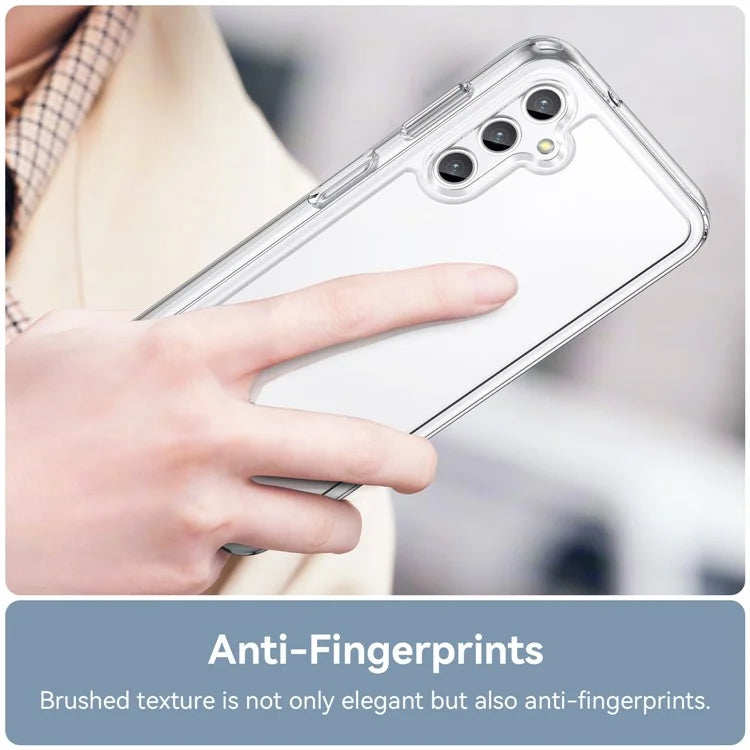 For Samsung Galaxy M44 5G Case Colorful Frame TPU + Acrylic Shockproof Phone Back Cover
