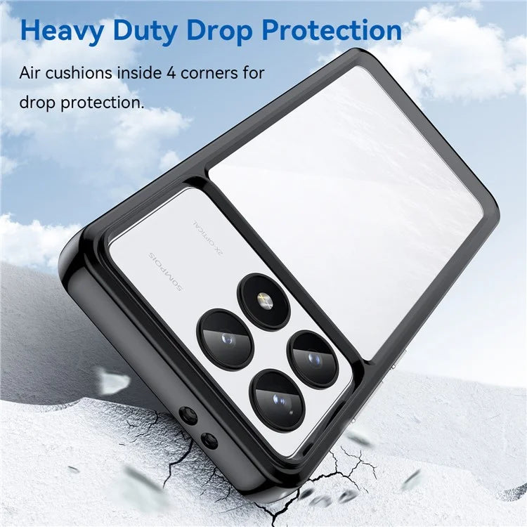 For Xiaomi Redmi K70 5G / K70 Pro 5G Case TPU + Acrylic Drop-resistant Phone Shell