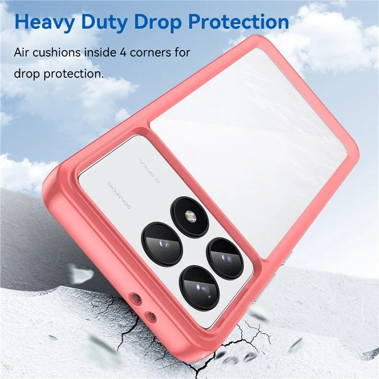 For Xiaomi Redmi K70 5G / K70 Pro 5G Case TPU + Acrylic Drop-resistant Phone Shell