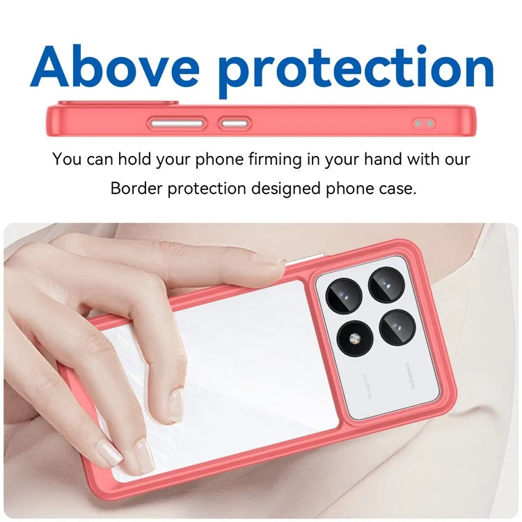 For Xiaomi Redmi K70 5G / K70 Pro 5G Case TPU + Acrylic Drop-resistant Phone Shell
