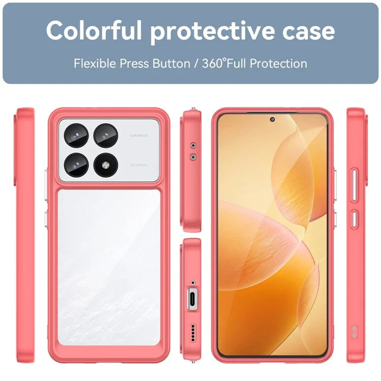 For Xiaomi Redmi K70 5G / K70 Pro 5G Case TPU + Acrylic Drop-resistant Phone Shell