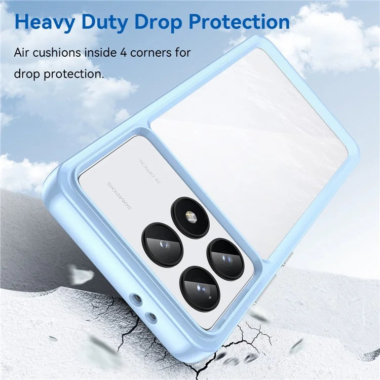 For Xiaomi Redmi K70 5G / K70 Pro 5G Case TPU + Acrylic Drop-resistant Phone Shell