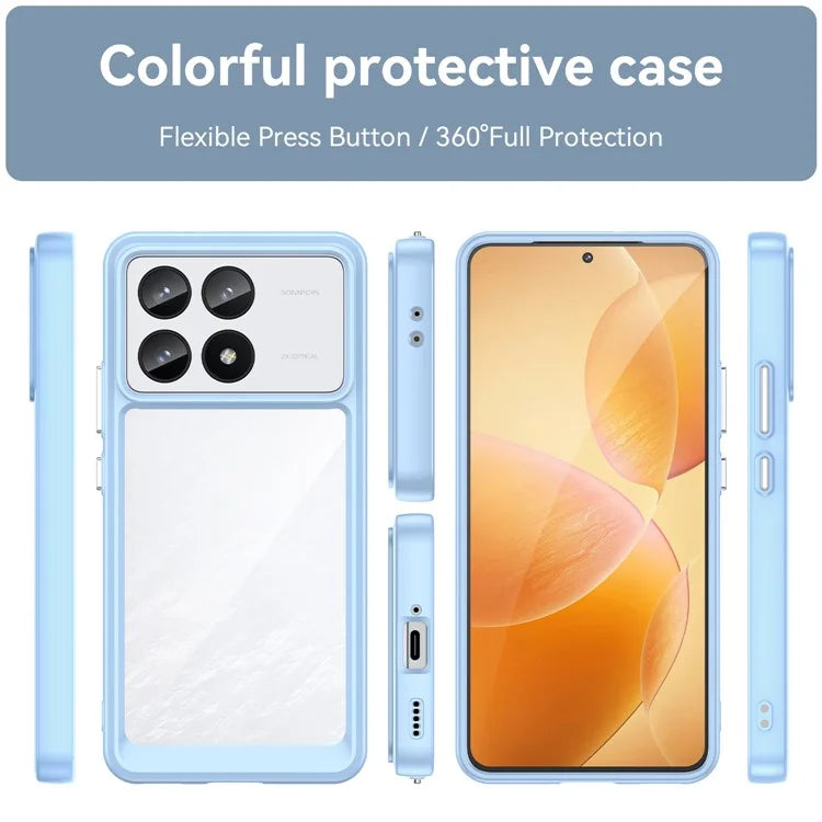 For Xiaomi Redmi K70 5G / K70 Pro 5G Case TPU + Acrylic Drop-resistant Phone Shell