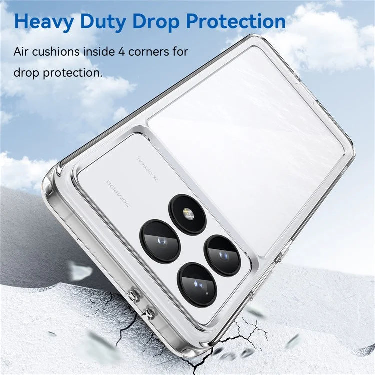 For Xiaomi Redmi K70 5G / K70 Pro 5G Case TPU + Acrylic Drop-resistant Phone Shell