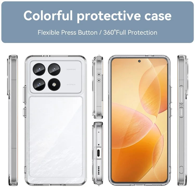 For Xiaomi Redmi K70 5G / K70 Pro 5G Case TPU + Acrylic Drop-resistant Phone Shell