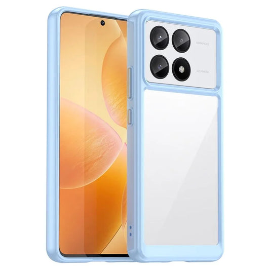 For Xiaomi Redmi K70E 5G / Poco X6 Pro 5G Case Shock Absorbing TPU+Acrylic Protective Back Shell