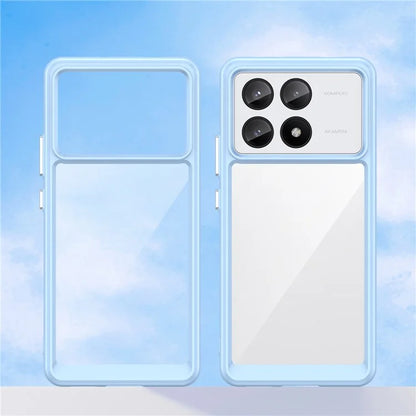For Xiaomi Redmi K70E 5G / Poco X6 Pro 5G Case Shock Absorbing TPU+Acrylic Protective Back Shell