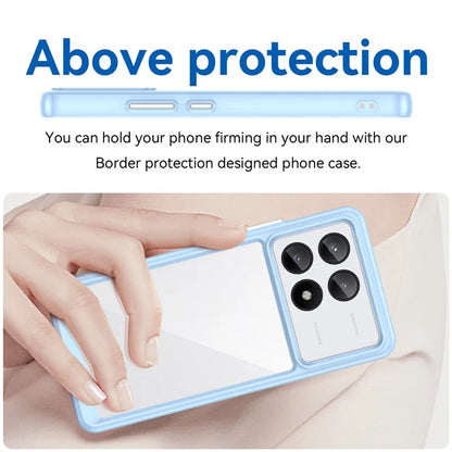 For Xiaomi Redmi K70E 5G / Poco X6 Pro 5G Case Shock Absorbing TPU+Acrylic Protective Back Shell