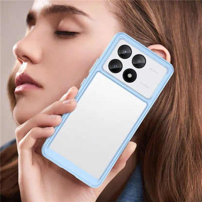 For Xiaomi Redmi K70E 5G / Poco X6 Pro 5G Case Shock Absorbing TPU+Acrylic Protective Back Shell