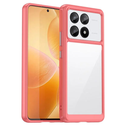 For Xiaomi Redmi K70E 5G / Poco X6 Pro 5G Case Shock Absorbing TPU+Acrylic Protective Back Shell