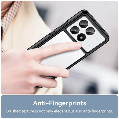 For Xiaomi Redmi K70E 5G / Poco X6 Pro 5G Case Shock Absorbing TPU+Acrylic Protective Back Shell