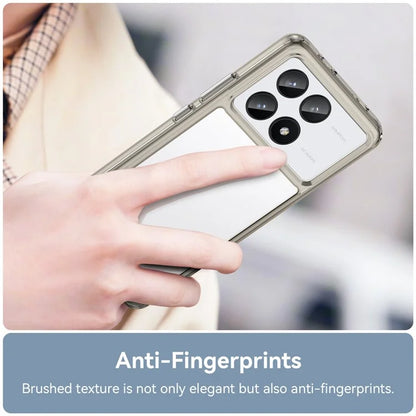 For Xiaomi Redmi K70E 5G / Poco X6 Pro 5G Case Shock Absorbing TPU+Acrylic Protective Back Shell