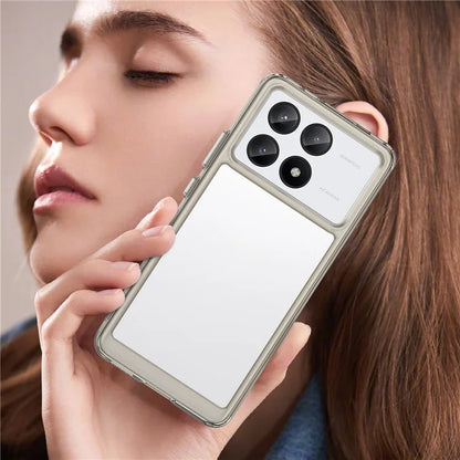 For Xiaomi Redmi K70E 5G / Poco X6 Pro 5G Case Shock Absorbing TPU+Acrylic Protective Back Shell