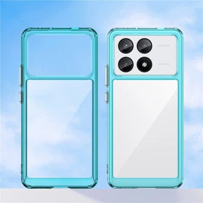 For Xiaomi Redmi K70E 5G / Poco X6 Pro 5G Case Shock Absorbing TPU+Acrylic Protective Back Shell