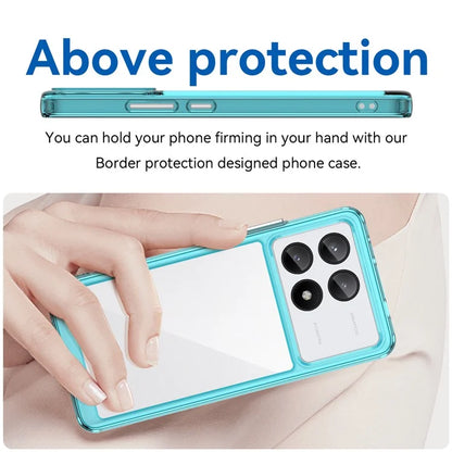 For Xiaomi Redmi K70E 5G / Poco X6 Pro 5G Case Shock Absorbing TPU+Acrylic Protective Back Shell