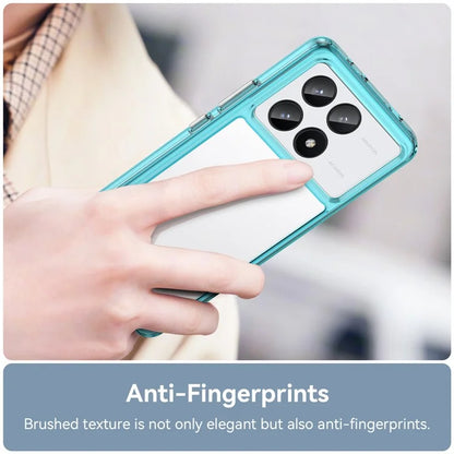 For Xiaomi Redmi K70E 5G / Poco X6 Pro 5G Case Shock Absorbing TPU+Acrylic Protective Back Shell