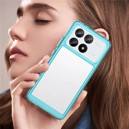 For Xiaomi Redmi K70E 5G / Poco X6 Pro 5G Case Shock Absorbing TPU+Acrylic Protective Back Shell