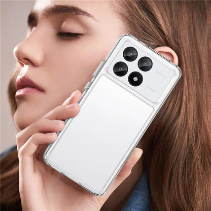For Xiaomi Redmi K70E 5G / Poco X6 Pro 5G Case Shock Absorbing TPU+Acrylic Protective Back Shell