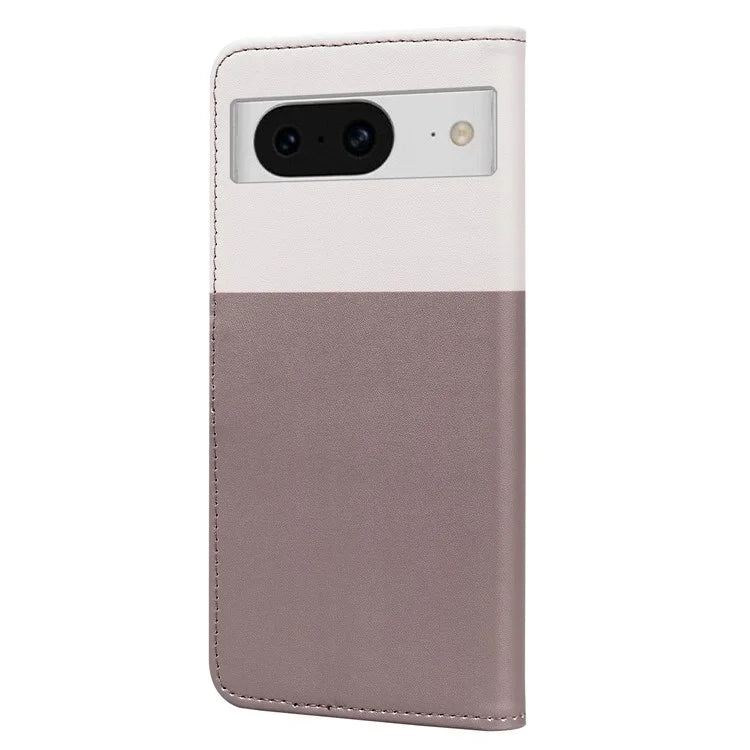 Cartoon Pet Series for Google Pixel 8 Case Leather  Splicing Phone Stand Cover with Wrist Strap