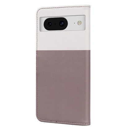 Cartoon Pet Series for Google Pixel 8 Case Leather  Splicing Phone Stand Cover with Wrist Strap
