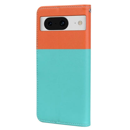 Cartoon Pet Series for Google Pixel 8 Case Leather  Splicing Phone Stand Cover with Wrist Strap