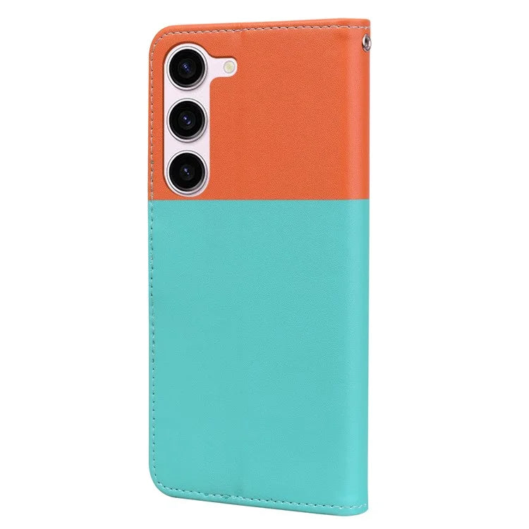 Cartoon Pet Series for Samsung Galaxy S23 Shockproof Case Wallet PU Leather+TPU Phone Cover