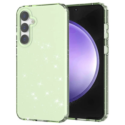 For Samsung Galaxy S23 FE Clear Case Glitter Powder TPU Phone Cover