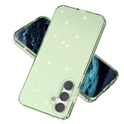 For Samsung Galaxy S23 FE Clear Case Glitter Powder TPU Phone Cover