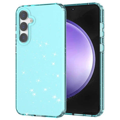 For Samsung Galaxy S23 FE Clear Case Glitter Powder TPU Phone Cover
