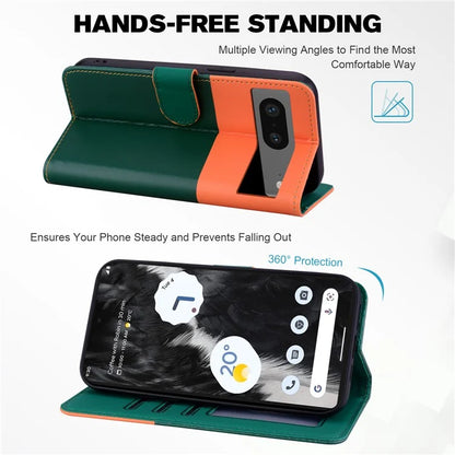 Cartoon Pet Series for Google Pixel 7 5G Cell Phone Case Leather Animal Pattern Stand Cover