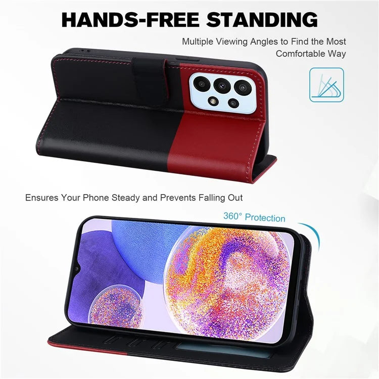 Cartoon Pet Series for Samsung Galaxy A23 4G / A23 5G (Global Version) Case Wallet Phone Cover